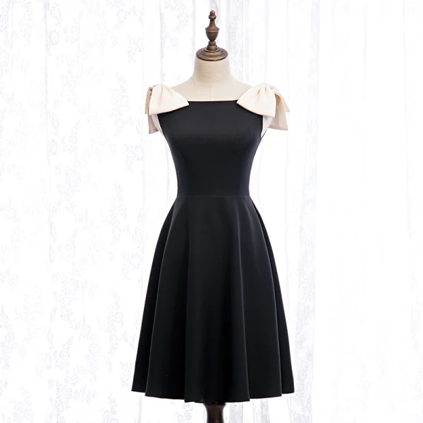 open lace back dress TA3 Long Sleeve Princess Dress - Black - 3X main image 0