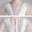 Illusion White Flower Girl Dresses 2020 Ball Gown See-through Scoop Neck Puffy Long Sleeve Star Sequins Ankle Length Ruffle