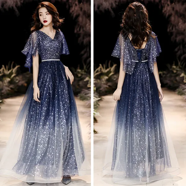 ball starry night gown