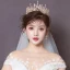 Chic / Beautiful Gold Tiara Bridal Hair Accessories 2020 Alloy Rhinestone Accessories