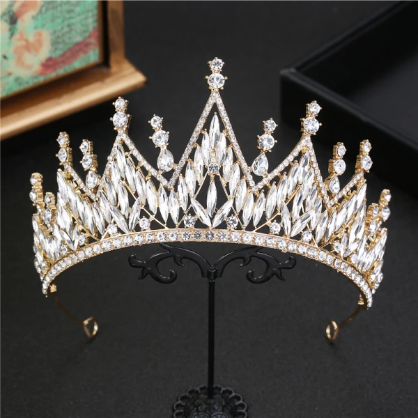 Classique Argenté Mariage Tiare Accessoire Cheveux Mariage 2020 Alliage Faux Diamant Accessorize