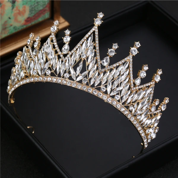 Classique Argenté Mariage Tiare Accessoire Cheveux Mariage 2020 Alliage Faux Diamant Accessorize
