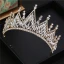 Classique Argenté Mariage Tiare Accessoire Cheveux Mariage 2020 Alliage Faux Diamant Accessorize