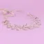 Elegant Gold Headbands Bridal Hair Accessories 2020 Alloy Lace-up Pearl Beading Headpieces Wedding Accessories