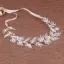 Elegant Gold Headbands Bridal Hair Accessories 2020 Alloy Lace-up Pearl Beading Headpieces Wedding Accessories