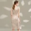 Scintillantes Champagne Paillettes Robe De Fete 2020 Col v profond Sans Manches Perlage Courte Robe De Ceremonie