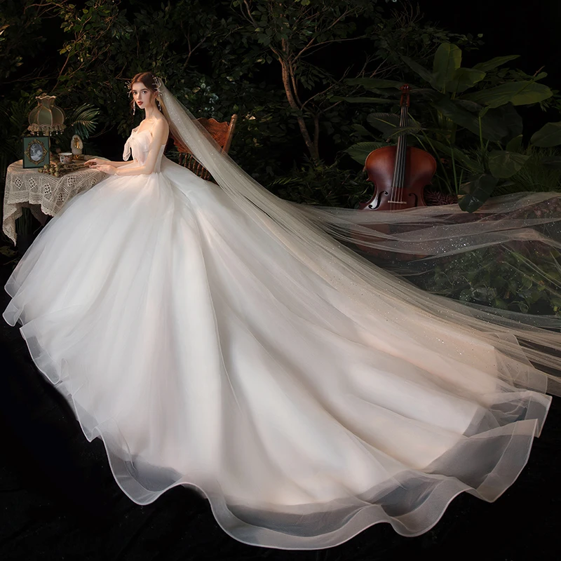 Sexy Simple White Bridal Gowns Wedding Dress