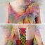 Rainbow Multi-Colors Birthday Flower Girl Dresses 2020 Ball Gown Scoop Neck Sleeveless Asymmetrical Cascading Ruffles