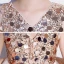 Fashion Champagne Birthday Flower Girl Dresses 2020 Ball Gown V-Neck Sleeveless Backless Sequins Short Ruffle