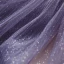 Elegant Purple Gradient-Color Champagne Evening Dresses  2020 A-Line / Princess See-through Deep V-Neck Short Sleeve Appliques Star Glitter Tulle Floor-Length / Long Ruffle
