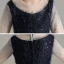 Elegant Champagne Birthday Flower Girl Dresses 2020 Ball Gown Scoop Neck 3/4 Sleeve Sequins Floor-Length / Long Ruffle