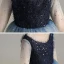 Elegant Champagne Birthday Flower Girl Dresses 2020 Ball Gown Scoop Neck 3/4 Sleeve Sequins Floor-Length / Long Ruffle