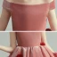 Two Tone Red White Birthday Flower Girl Dresses 2020 Ball Gown Off-The-Shoulder Short Sleeve Backless Appliques Flower Floor-Length / Long Ruffle