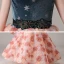 Flower Fairy Blushing Pink Birthday Flower Girl Dresses 2020 Ball Gown Scoop Neck Sleeveless Star Embroidered Appliques Flower Beading Sash Floor-Length / Long