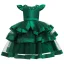 Lovely Candy Pink Birthday Flower Girl Dresses 2020 Ball Gown Scoop Neck Sleeveless Beading Pearl Bow Sash Tea-length Cascading Ruffles