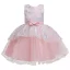 Lovely Grey Birthday Flower Girl Dresses 2020 Ball Gown Scoop Neck Sleeveless Appliques Lace Bow Sash Short Ruffle