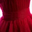 Modest / Simple Burgundy Prom Dresses 2020 A-Line / Princess Spaghetti Straps Sleeveless Floor-Length / Long Cascading Ruffles Backless Formal Dresses