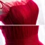 Modest / Simple Burgundy Prom Dresses 2020 A-Line / Princess Spaghetti Straps Sleeveless Floor-Length / Long Cascading Ruffles Backless Formal Dresses