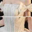 Best White Bridal Wedding Dresses 2020 Ball Gown Off-The-Shoulder Bow Short Sleeve Backless Beading Pearl Glitter Tulle Cathedral Train Ruffle