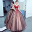 Flower Fairy Red Prom Dresses 2020 Ball Gown V-Neck Sleeveless Appliques Flower Beading Sash Floor-Length / Long Ruffle Backless Formal Dresses