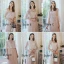 Elegant Pearl Pink Bridesmaid Dresses 2020 A-Line / Princess Backless Appliques Lace Floor-Length / Long Ruffle