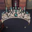 Elegant Royal Blue Rhinestone Tiara Bridal Hair Accessories 2020 Alloy Wedding Accessories