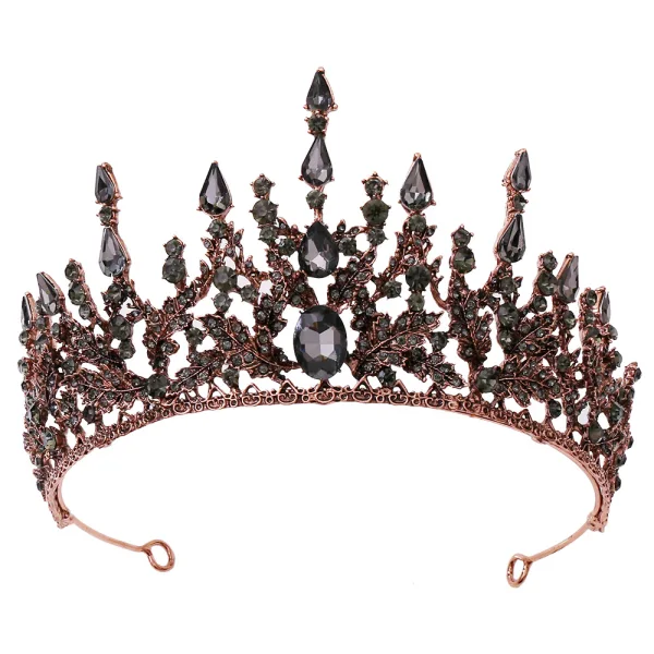 Elegant Royal Blue Rhinestone Tiara Bridal Hair Accessories 2020 Alloy Wedding Accessories