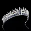 Haut de Gamme Bleu Roi Zircon Tiare Accessoire Cheveux Mariage 2020 Cuivre Faux Diamant Mariage Accessorize