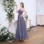 Affordable Multi-Colors Dancing Prom Dresses 2020 A-Line / Princess Spaghetti Straps Sleeveless Glitter Polyester Floor-Length / Long Ruffle Backless Formal Dresses