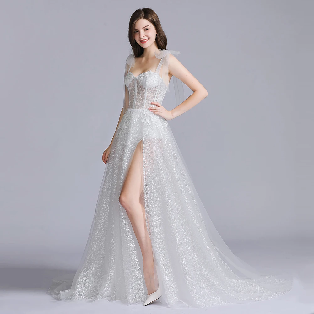 glitter white prom dress Pearl White Strapless Sparkly Prom Dresses Sheath Formal Dress Mermaid Party Dress ARD2916 main image 1