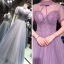 Vintage / Retro Green Dancing Prom Dresses 2020 A-Line / Princess See-through High Neck Sleeveless Beading Floor-Length / Long Ruffle Backless Formal Dresses