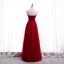 Affordable Red Prom Dresses 2020 A-Line / Princess Sweetheart Sleeveless Floor-Length / Long Ruffle Backless Formal Dresses