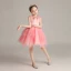 Chic / Beautiful Watermelon Birthday Flower Girl Dresses 2020 Ball Gown Scoop Neck Sleeveless Short Ruffle
