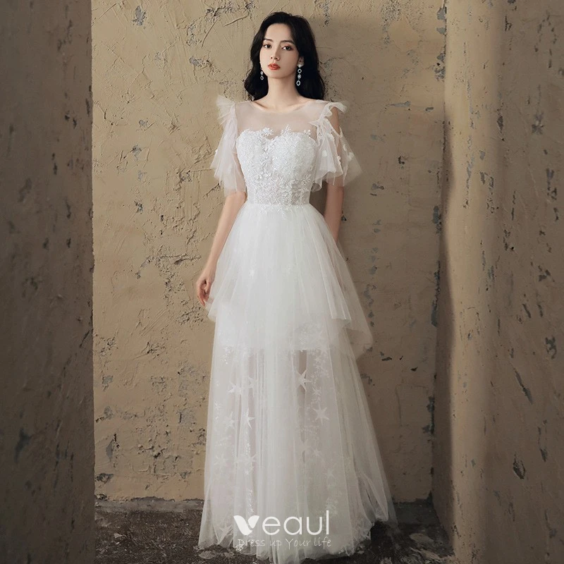 Affordable beach wedding dresses clearance