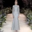 Scintillantes Argenté Robe De Soirée 2020 Trompette / Sirène Encolure Dégagée Gonflée Manches Longues Paillettes Longue Robe De Ceremonie