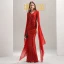 Sparkly Sequins Evening Dresses  2020 Trumpet / Mermaid V-Neck Sleeveless Floor-Length / Long Formal Dresses