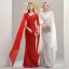 Sparkly Sequins Evening Dresses  2020 Trumpet / Mermaid V-Neck Sleeveless Floor-Length / Long Formal Dresses