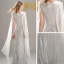 Sparkly Sequins Evening Dresses  2020 Trumpet / Mermaid V-Neck Sleeveless Floor-Length / Long Formal Dresses