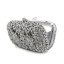 Amazing / Unique Silver Clutch Bags Beading Pierced Rhinestone Metal Evening Party Accessories 2019