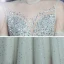 Haut de Gamme Argenté Transparentes Dansant Robe De Bal 2020 Princesse Col Haut Gonflée Manches Courtes Paillettes Perlage Faux Diamant Longue Volants Dos Nu Robe De Ceremonie