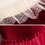 Chic / Beautiful Burgundy Dancing Prom Dresses 2020 A-Line / Princess Off-The-Shoulder Short Sleeve Spotted Tulle Floor-Length / Long Ruffle Formal Dresses