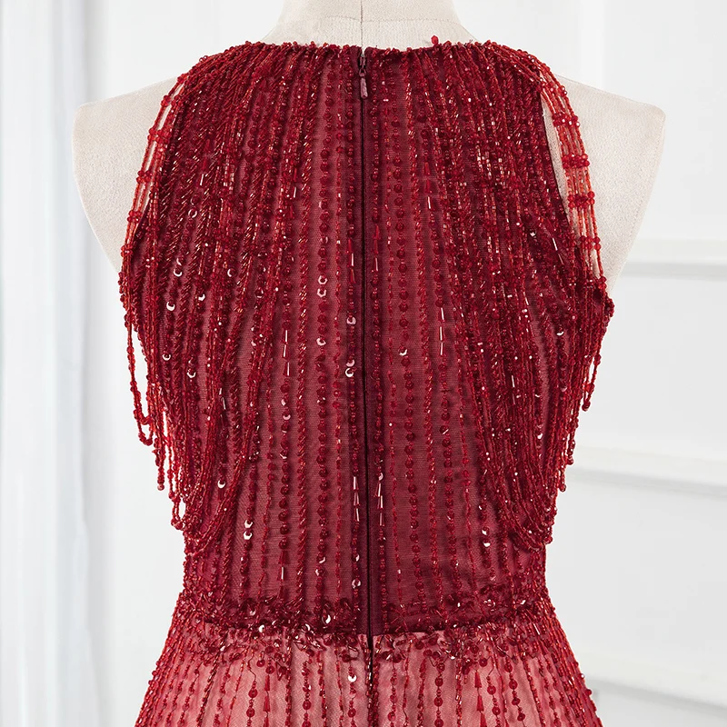 white christmas dresses Custom Made A Line Champagne/ Royal Blue/ Burgundy/ Black Spaghetti St –  jbydress main image 0