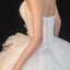 Elegant Elfenben Bryllups Brudekjoler 2020 Ballkjole Kjæreste Uten Ermer Ryggløse Appliques Paljetter Beading Glitter Tyll Cathedral Train Buste