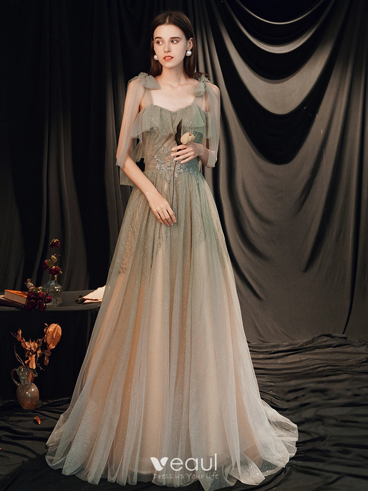 Sage Green Prom Dress