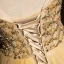High-end Gold Dancing Prom Dresses 2020 A-Line / Princess See-through Scoop Neck Short Sleeve Beading Sequins Floor-Length / Long Ruffle Backless Formal Dresses