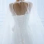 High End Weiß Satin Hochzeits Brautkleider / Hochzeitskleider 2020 Meerjungfrau Durchsichtige Rundhalsausschnitt Ärmellos Rückenfreies Watteau-falte