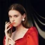 Vintage / Retro Red Satin Dancing Prom Dresses 2020 A-Line / Princess Square Neckline Puffy Short Sleeve Bow Floor-Length / Long Backless Formal Dresses