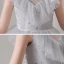 Chic / Beautiful Grey Birthday Flower Girl Dresses 2020 Ball Gown See-through Scoop Neck Sleeveless Beading Sequins Floor-Length / Long Ruffle