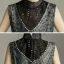 High Low Black Birthday Flower Girl Dresses 2020 Ball Gown High Neck Sleeveless Beading Pearl Rhinestone Sequins Asymmetrical Ruffle