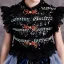 Fashion Black Birthday Flower Girl Dresses 2020 Ball Gown High Neck Sleeveless Rhinestone Sequins Glitter Tulle Detachable Sweep Train Cascading Ruffles